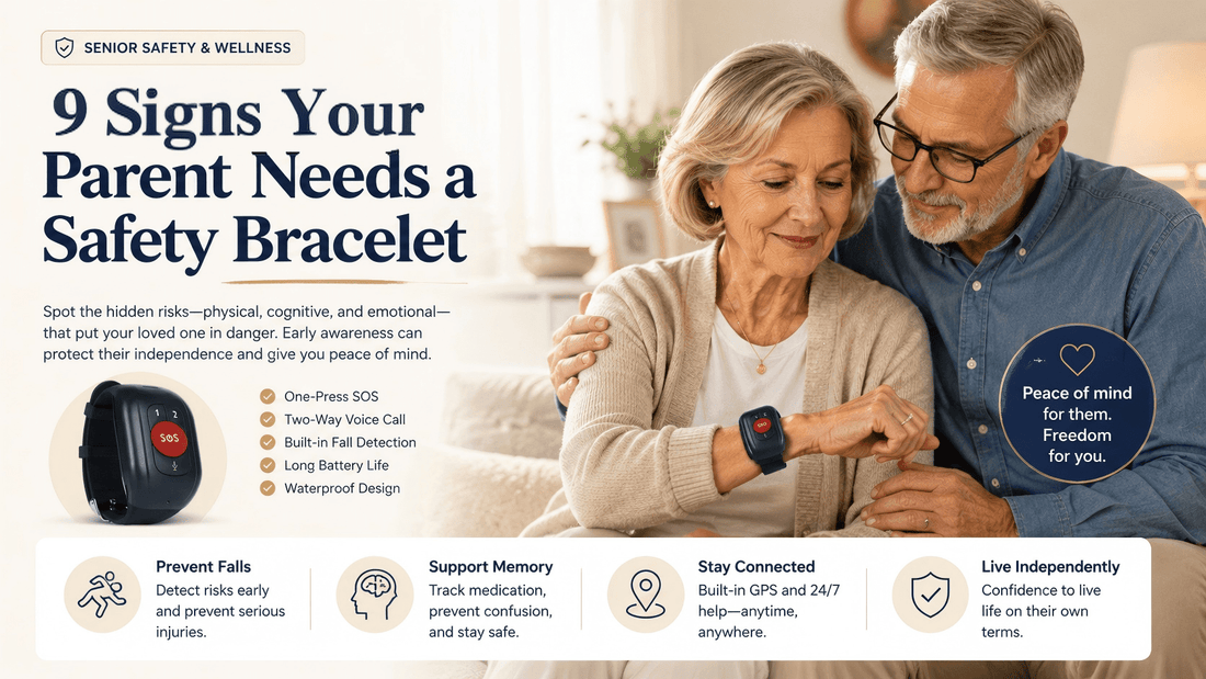 9 Signs Your Parent Needs a Safety Bracelet - EaseLiving
