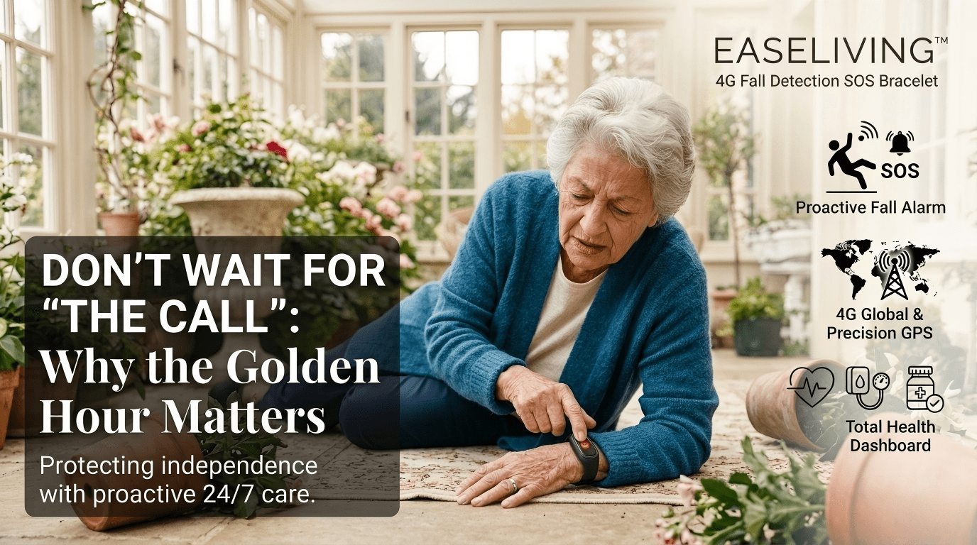 Falls Can Be Fatal—How This 4G Bracelet Protects Seniors When Help Is Miles Away - EaseLiving
