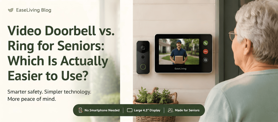 Video Doorbell vs. Ring for Seniors: Which Is Actually Easier to Use? - EaseLiving