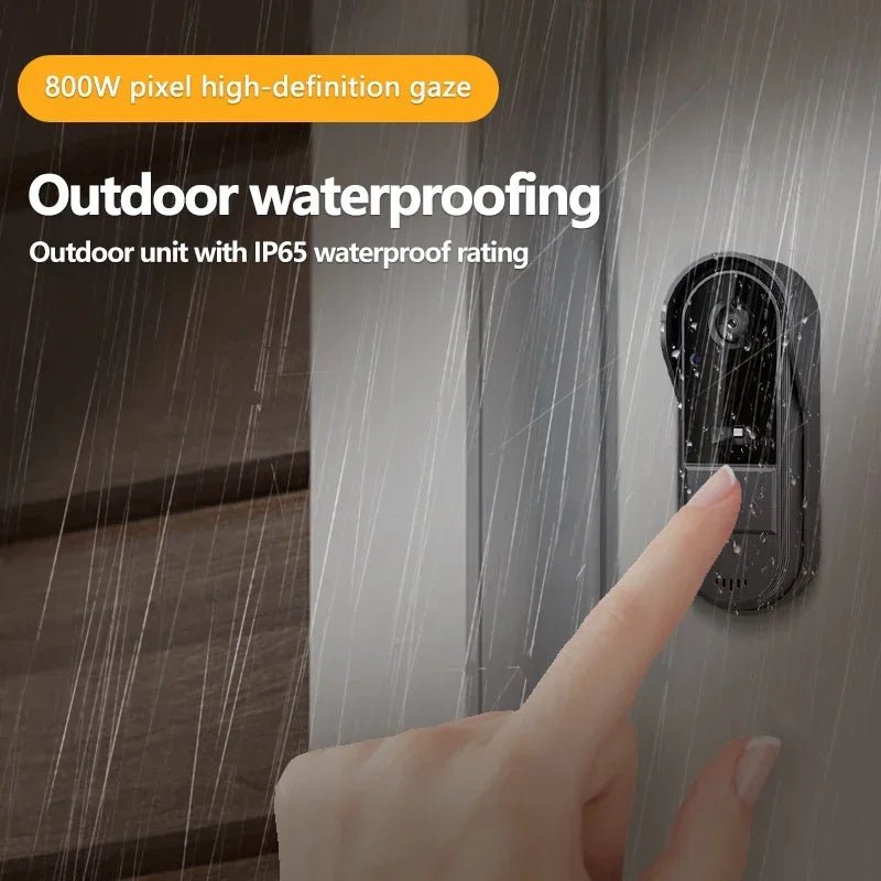 4.3" Large Screen Wireless Video Doorbell | Easy - View Security for Seniors - EaseLiving