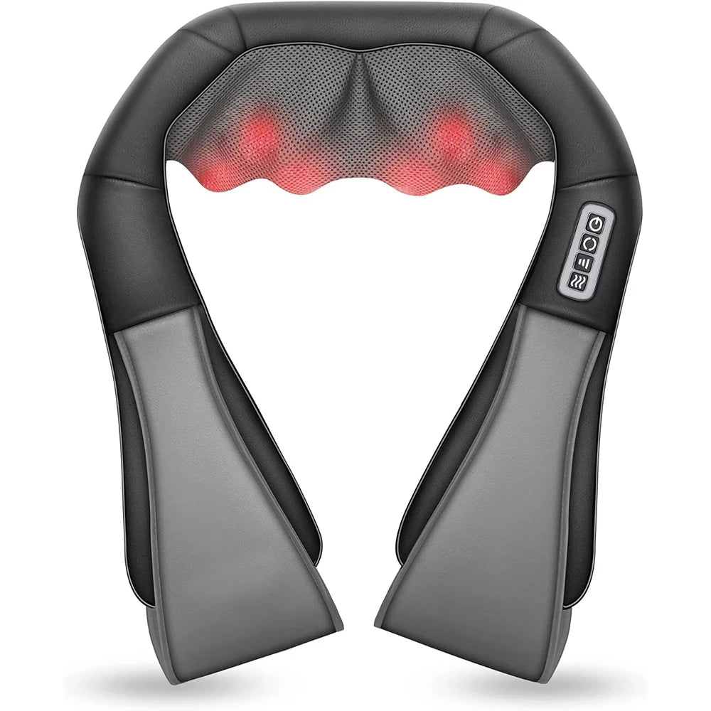 Deep-Tissue Shiatsu Neck & Back Massager with Soothing Heat | For Seniors at Home - EaseLiving