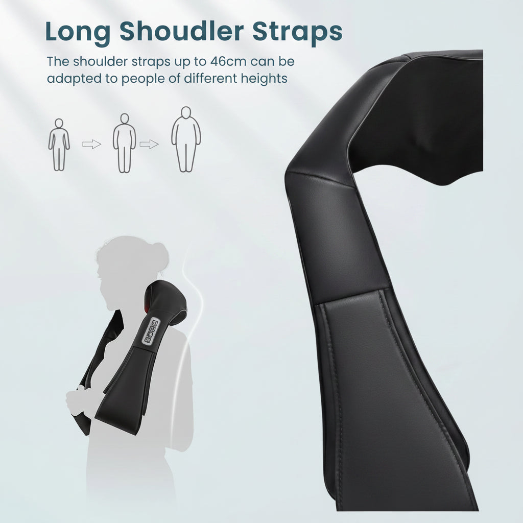 Deep-Tissue Shiatsu Neck & Back Massager with Soothing Heat | For Seniors at Home - EaseLiving