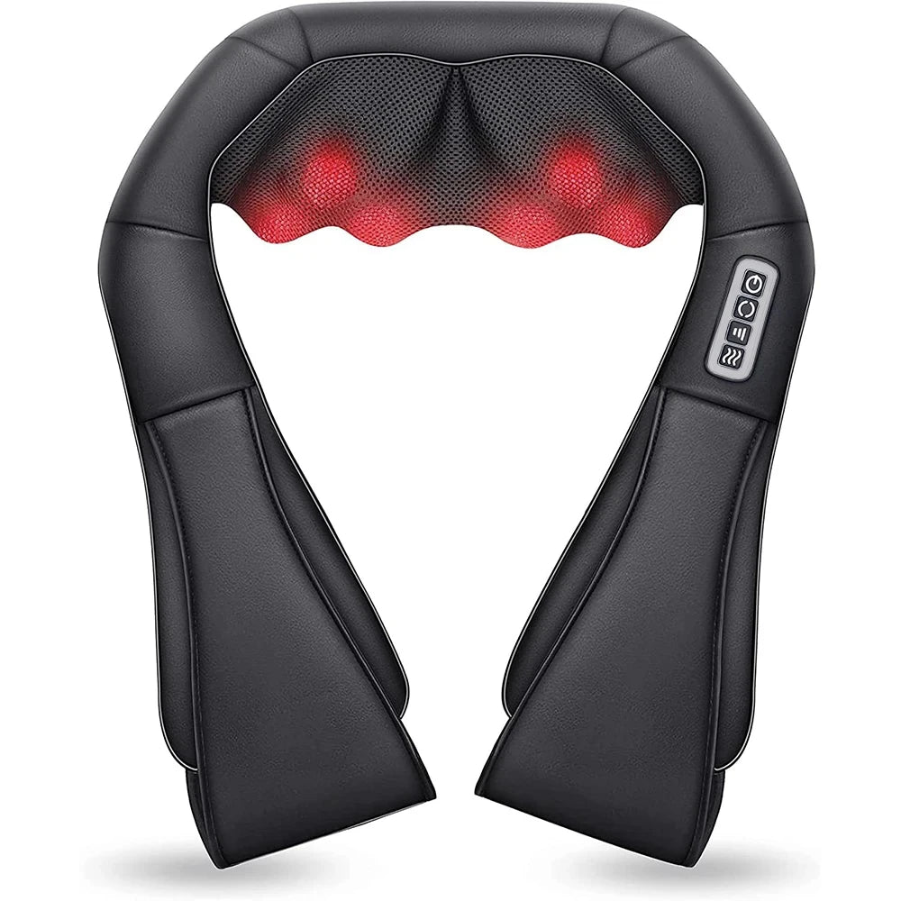 Deep-Tissue Shiatsu Neck & Back Massager with Soothing Heat | For Seniors at Home - EaseLiving