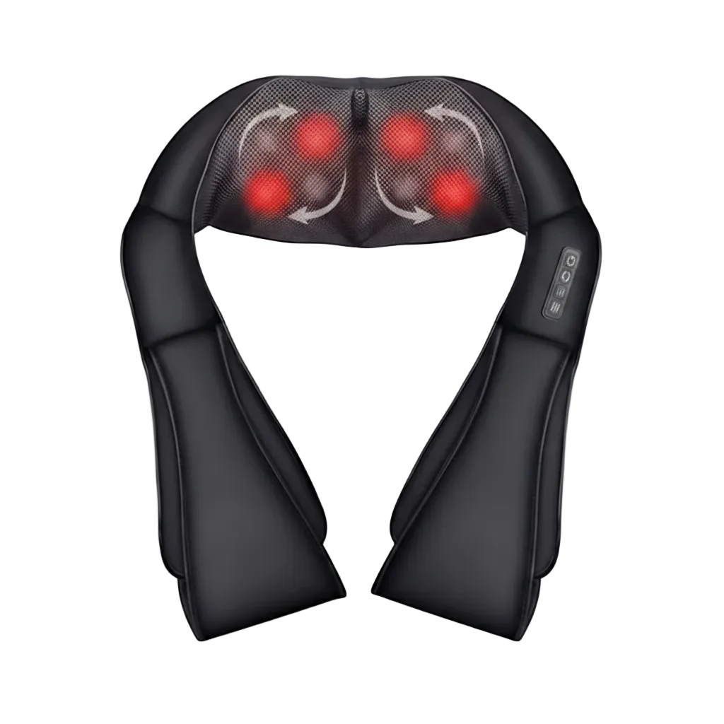 Deep-Tissue Shiatsu Neck & Back Massager with Soothing Heat | For Seniors at Home - EaseLiving