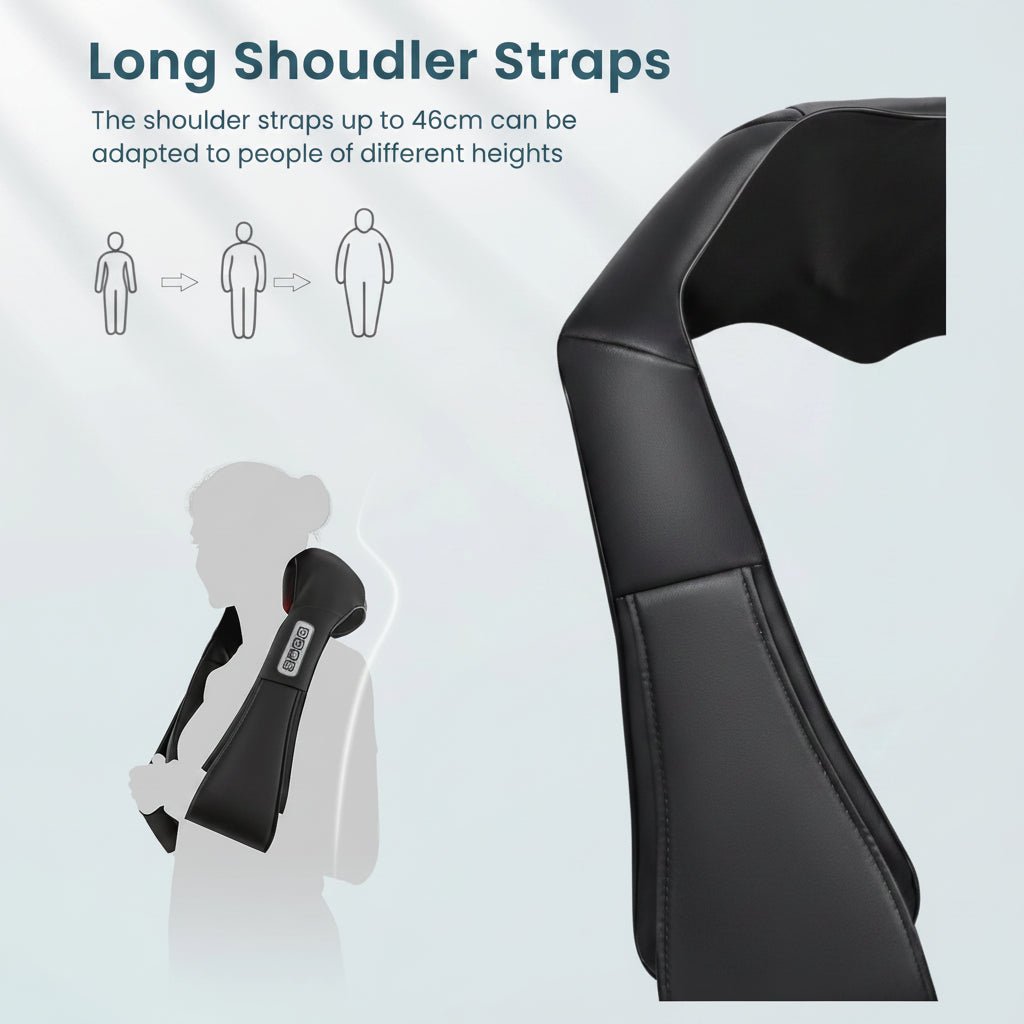 Deep - Tissue Shiatsu Neck & Back Massager with Soothing Heat | For Seniors at Home - EaseLiving