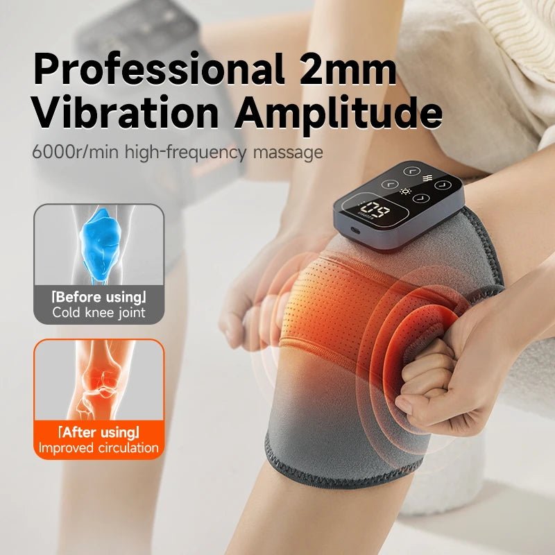 Easeliving™ Graphene Heating Knee Massager | Professional Relief for Active Aging - EaseLiving