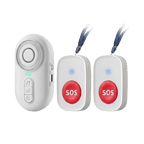 Easeliving™ Portable Caregiver Pager with Vibration | Wireless SOS Call Button for Mobile Caregiving (CE Certified) - EaseLiving