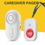 Easeliving™ Portable Caregiver Pager with Vibration | Wireless SOS Call Button for Mobile Caregiving (CE Certified) - EaseLiving