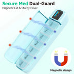 EaseLiving™ Smart Bluetooth Pill Organizer - one week Medication Reminder with App Tracking & Audio - EaseLiving