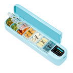 EaseLiving™ Smart Bluetooth Pill Organizer - one week Medication Reminder with App Tracking & Audio - EaseLiving