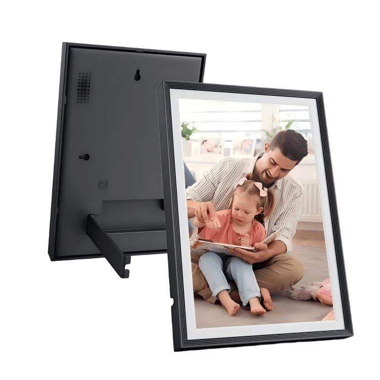 EaseLiving™ Smart WiFi Digital Photo Frame - 32GB Large Storage, Touch Screen, Instant Photo/Video Sharing via Frameo App - EaseLiving