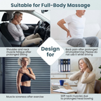 Deep-Tissue Shiatsu Neck & Back Massager with Soothing Heat | For Seniors at Home - EaseLiving