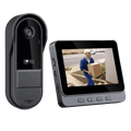 Large Screen Video Doorbell for Seniors | No Smartphone Needed – front view – This helps reduce unnecessary walking to the do