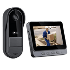 Large Screen Video Doorbell for Seniors | No Smartphone Needed – front view – This helps reduce unnecessary walking to the do