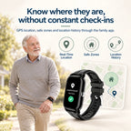 GPS Location, Safe Zones & Location History for Aging Parents