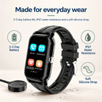 Everyday Wear Senior Smartwatch | 3–5 Day Battery, IP67 & Soft Strap