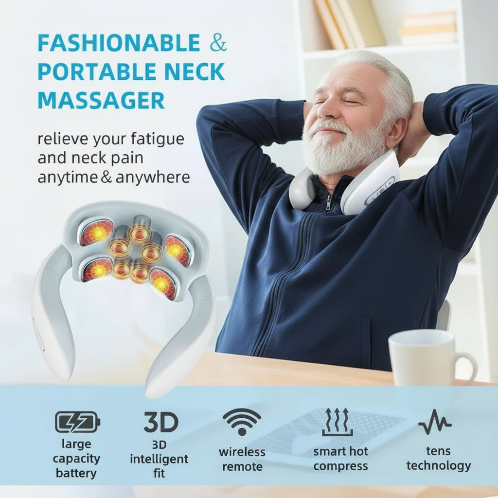Smart Neck Therapy Device for Seniors – Thoughtful Pain Relief Gift for Parents - EaseLiving