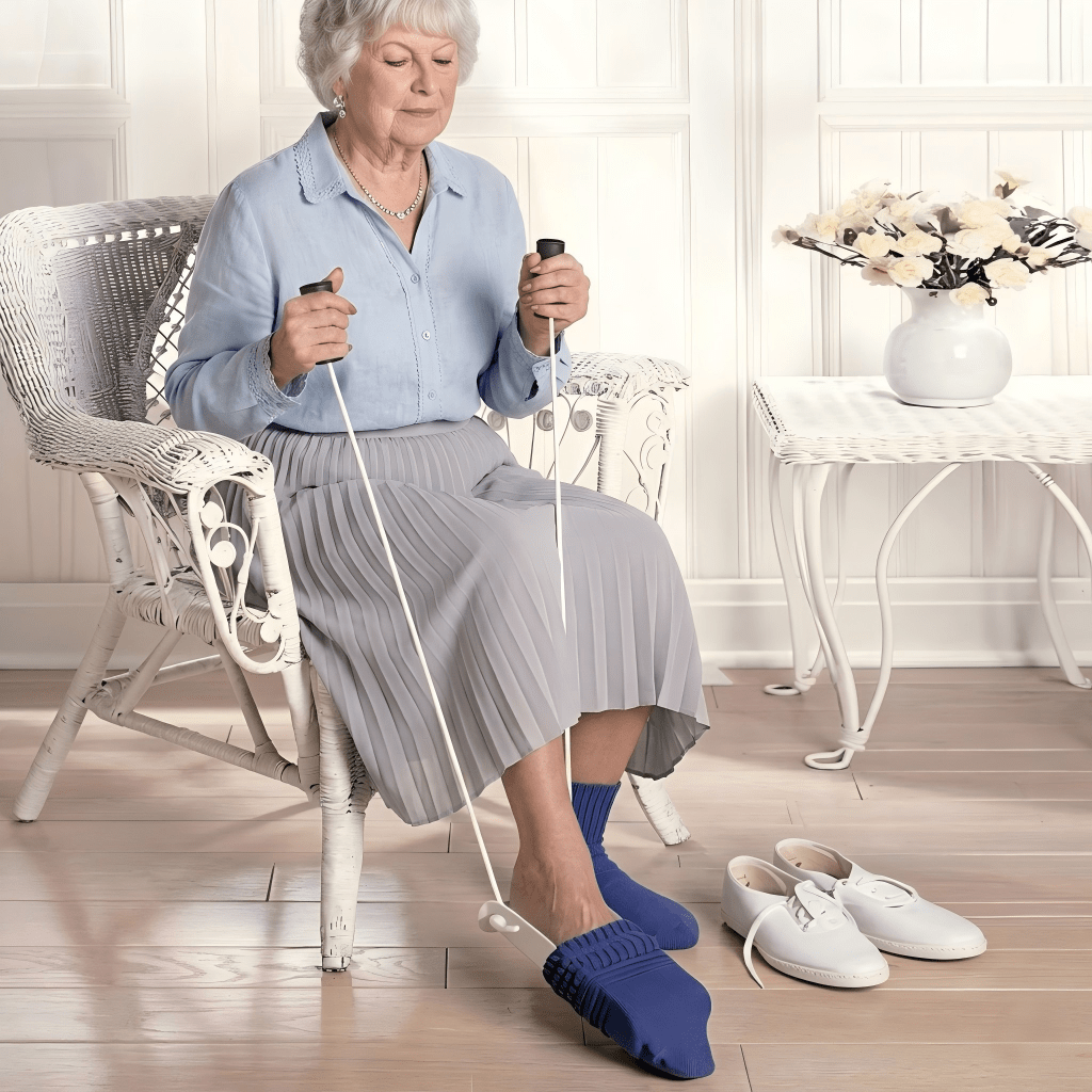 Sock Aid for Seniors – Put On Socks Without Bending or Pain - EaseLiving