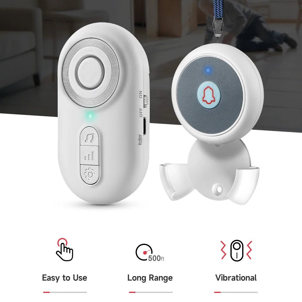 Wireless Caregiver Pager | 150m Long - Range SOS Home Alert System - EaseLiving