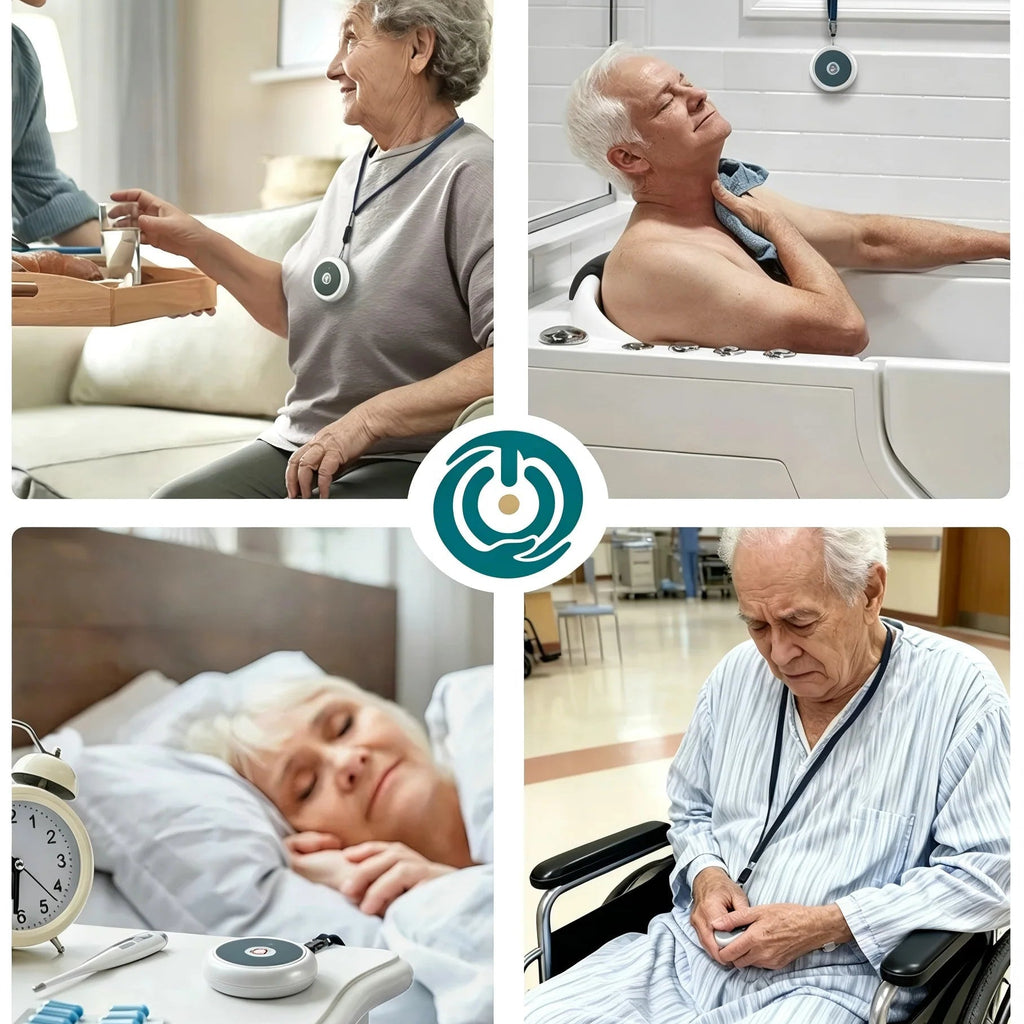 Wireless Caregiver Pager for Seniors – One-Press Help Alert System - EaseLiving
